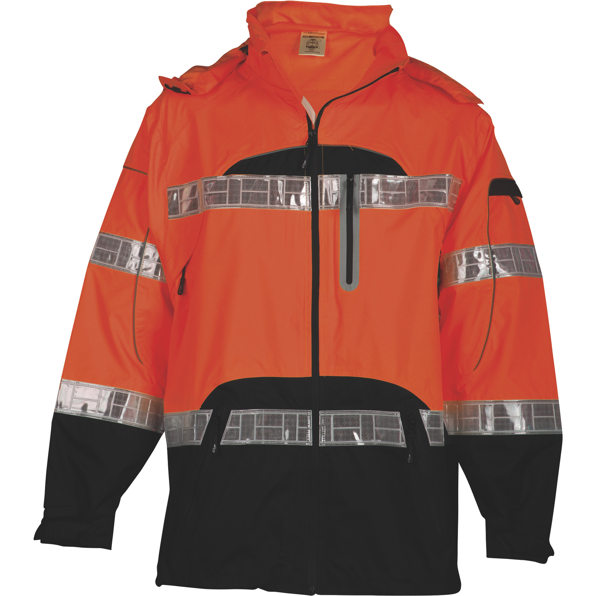 Kishigo Premium Black Series Class 3 High Visibility Rain Jacket